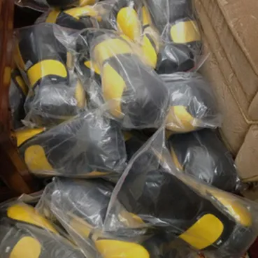 Packed items ready for dispatch
